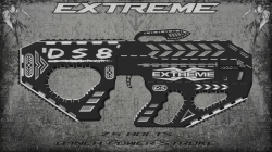 DS8 персонализиран арбалет-пистолет, 3D печат, 80-110 lbs, 7,5 инча стрели