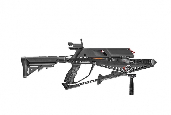 Pachet pistol arbaleta EK Archery Cobra System RX Adder + sageti vanatoare + geanta