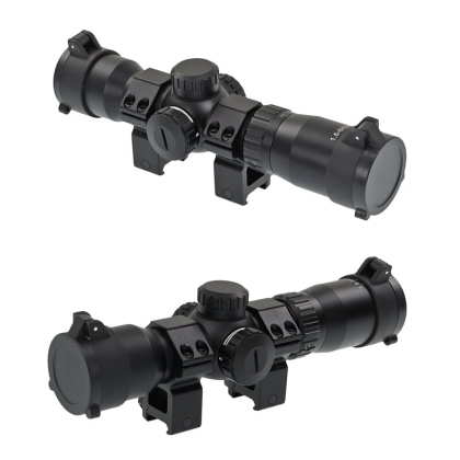 Lunetă Arbaletă X-BOW FMA 1.5-5x32 IR cu Zoom Variabil și Reticul Iluminat