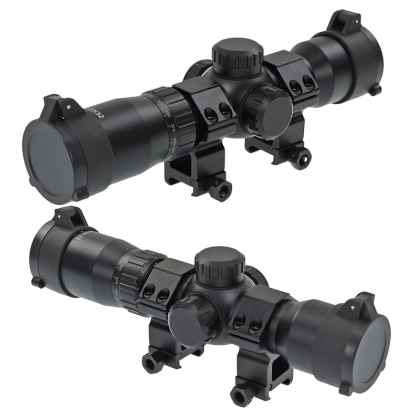 Lunetă Arbaletă X-BOW FMA 1.5-5x32 IR cu Zoom Variabil și Reticul Iluminat