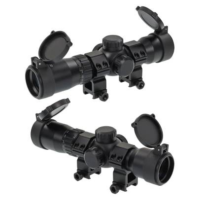 Lunetă Arbaletă X-BOW FMA 1.5-5x32 IR cu Zoom Variabil și Reticul Iluminat
