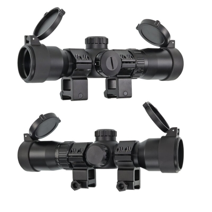 Lunetă Arbaletă X-BOW FMA 1.5-5x32 IR cu Zoom Variabil și Reticul Iluminat
