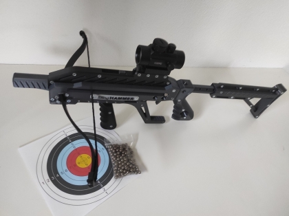SlingHammer, Pistol arbaletă cu Repetare, Imprimată 3D