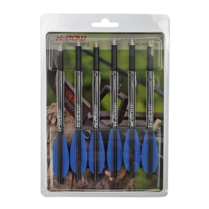 Set 6 săgeți Carbon X-BOW FMA pentru Arbalete Pistol High Range