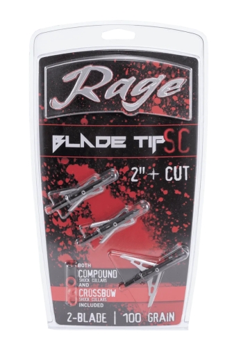 Комплект от 3 Rage Black Series 2-Blade Cut on Contact ловни върхове