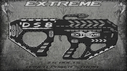 DS8 персонализиран арбалет-пистолет, 3D печат, 80-110 lbs, 7,5 инча стрели