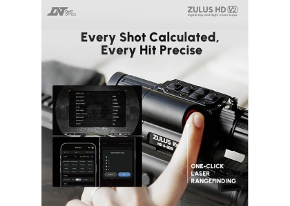 DNT Zulus HD V2 3–12x LRF, оптичен мерник с нощно виждане Sony STARVIS 2