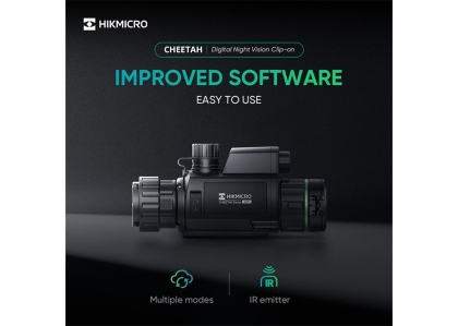 HikMicro Cheetah Clip-On 940 nm IR, 2-в-1 UHD устройство за нощно виждане