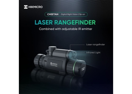 HikMicro Cheetah LRF 850 nm IR, нощна оптика с лазерен далекомер