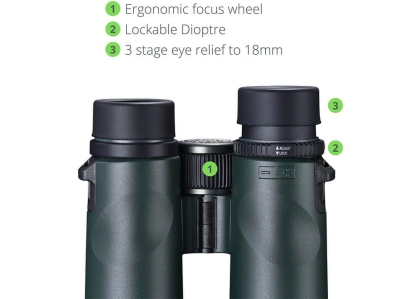 Binoclu Vanguard VEO HD2 8x42, Sticlă HOYA ED & Șasiu din Carbon