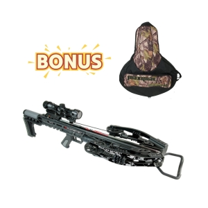 Arbaletă Vânătoare Killer Instinct TemprX™ 405 FPS - X-Cam™, Ultra-Compactă, Kit Complet, Bonus Geantă Transport