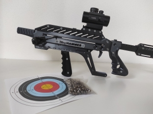 SlingHammer, Pistol arbaletă cu Repetare, Imprimată 3D
