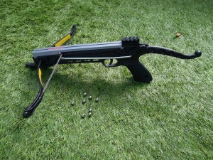 PXB-9 Cheapshot арбалет пистолет, 8 мм патрони с сачми