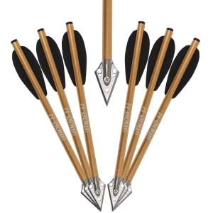 Комплект от 6 стрели X-BOW FMA broadhead Gold 6.5 inch