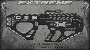 DS8 персонализиран арбалет-пистолет, 3D печат, 80-110 lbs, 7,5 инча стрели