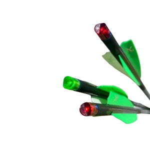 Светлинни стрели Nockturnal Launchpad, червен/зелен стробоскоп, комплект от 3 бр.