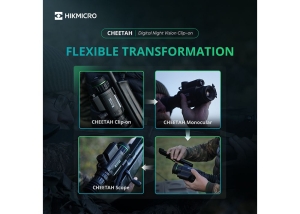 HikMicro Cheetah LRF 940 nm IR, Lunetă Night Vision cu Telemetru Laser