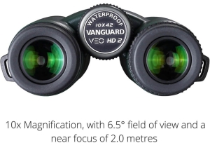 Binoclu Vanguard VEO HD2 10x42, Sticlă HOYA ED & Tehnologie Carbon