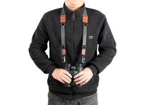 Curea de Gât Vanguard VEO Optic Guard NS BR, Neopren & Sistem Cinch Lock