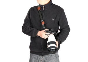 Curea de Gât Vanguard VEO Optic Guard NS BR, Neopren & Sistem Cinch Lock