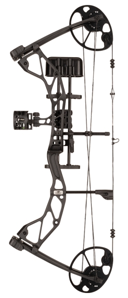 Комплект лък Diamond Radian Black, пълен пакет „Ready-to-Shoot“