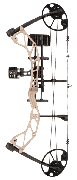 Комплект лък Diamond Radian Sandstone, пълен пакет „Ready-to-Shoot“