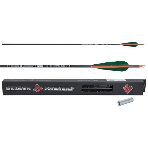 Set 12 săgeți din carbon Skylon Frontier ID6.2, Pene Naturale 4 inch